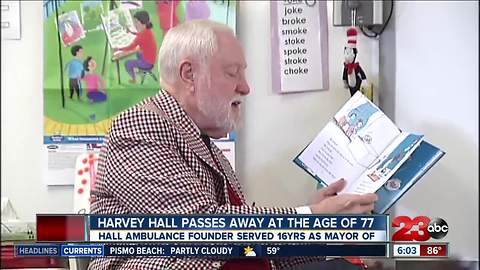 Harvey Hall served as mayor of Bakersfield for 16 years