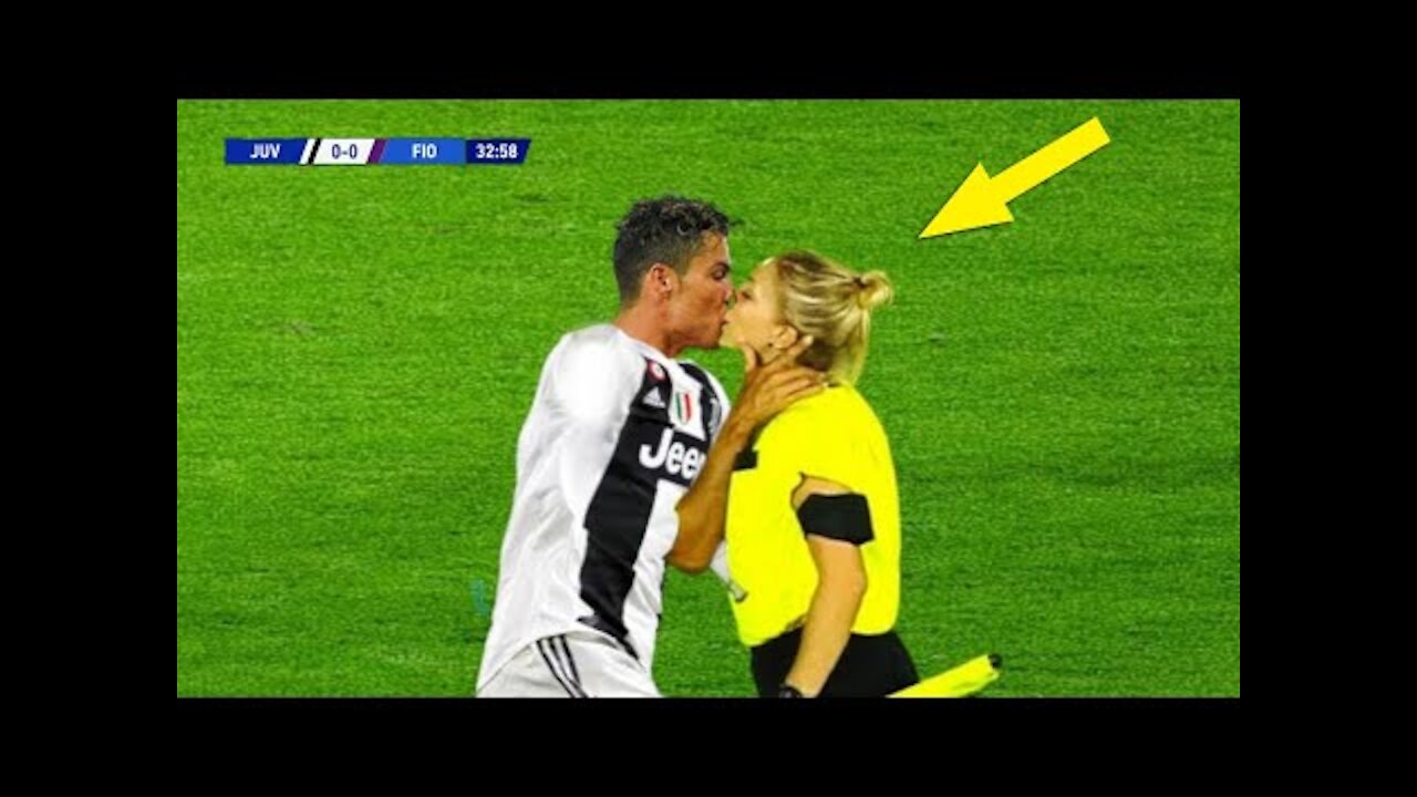 Cristiano Ronaldo vs Referees: Crazy Moments!