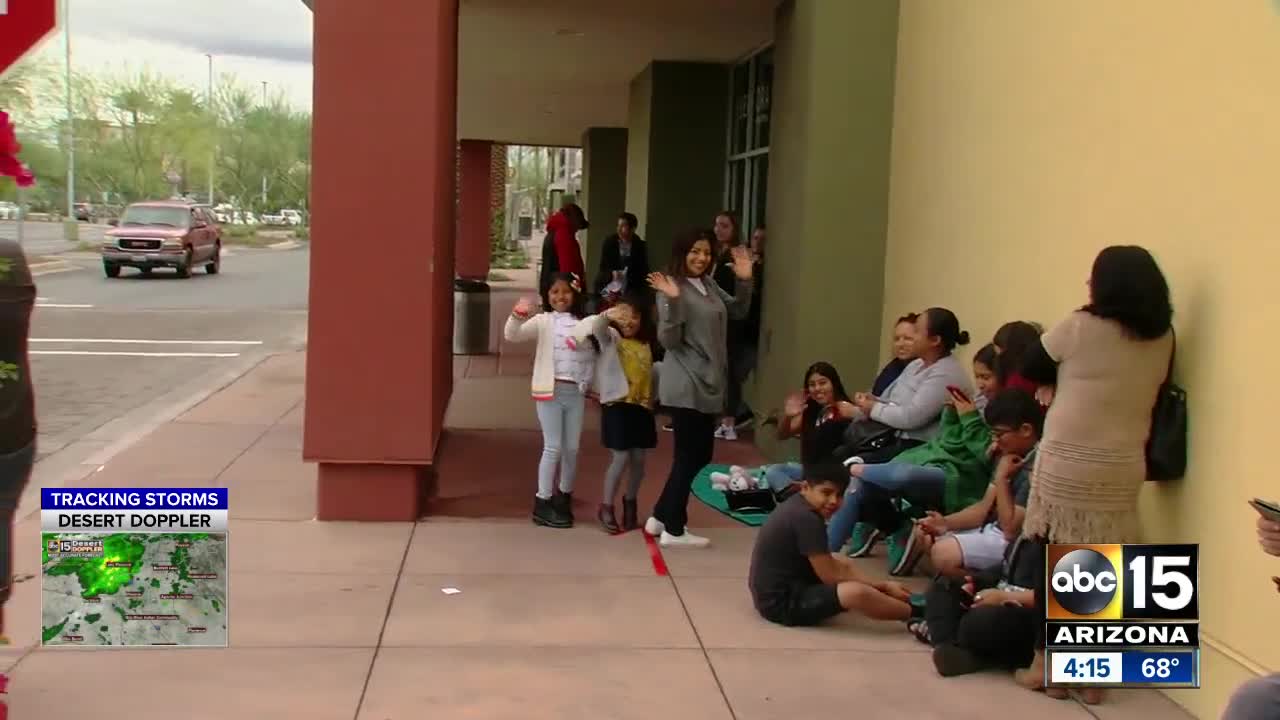 Black Friday shoppers line up for deals