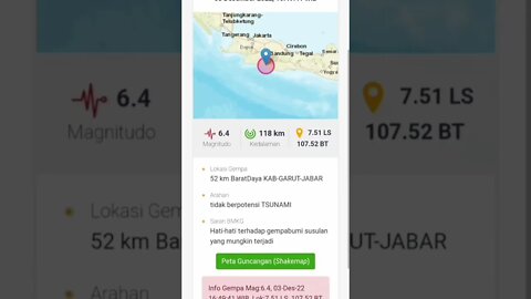 gempa terkini #shorts #garut #gempabumi