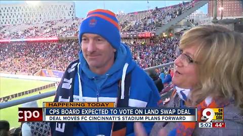 Cincinnati school board expected to vote on land-swap deal for FC Cincinnati stadium