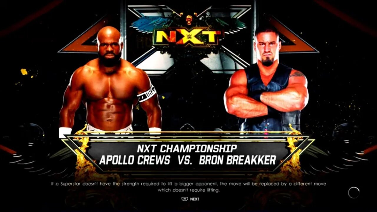 NXT Deadline Bron Breakker vs Apollo Crews for the NXT Championship