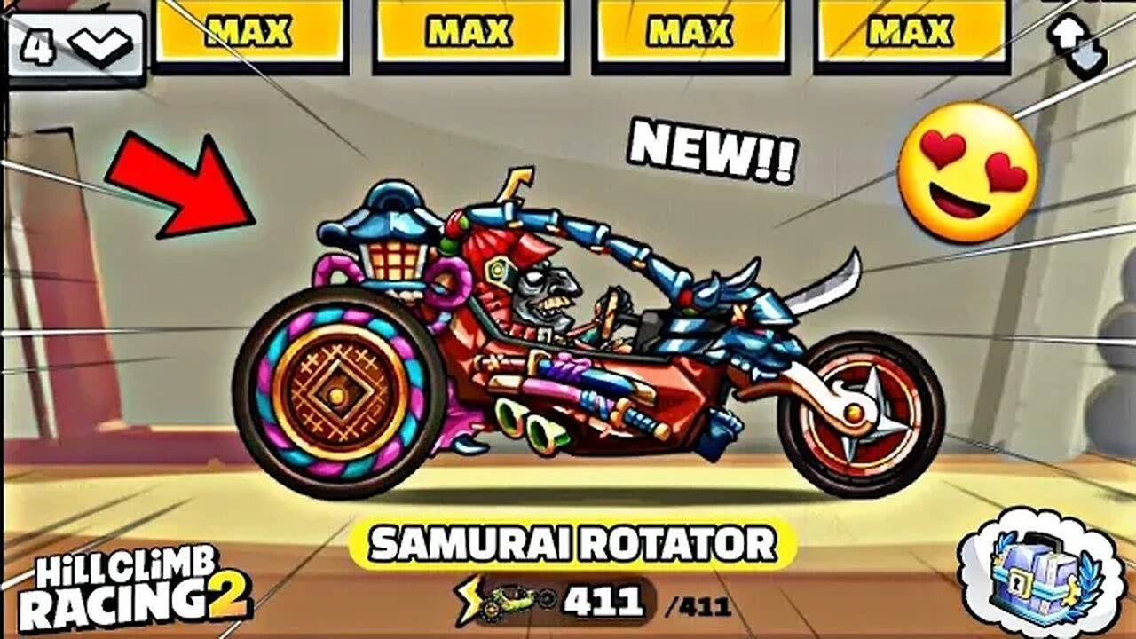 Hill Climb Racing 2 NEW SAMURAI ROTATOR GAMEPLAY CHALLENGES FOR 