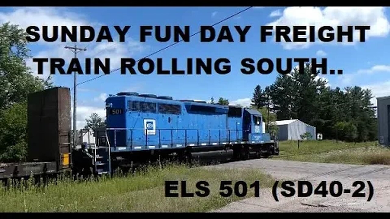 Sunday Fun Day Freight Train Rolling South! | Jason Asselin