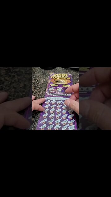 WINNING LOTTERY TICKET ALMOST THROWN AWAY! #lottery