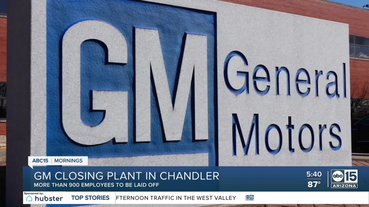 GM closing Chandler plant, laying off hundreds