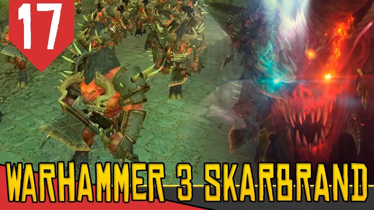 MINOTAUROS do CAOS - Total War Warhammer 3 Skarbrand #17 [Série Gameplay Português PT-BR]