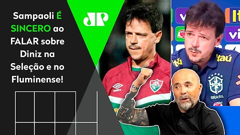 "Sinceramente, EU NÃO..." OLHA o que Sampaoli FALOU de Diniz treinar a Seleção e o Fluminense!