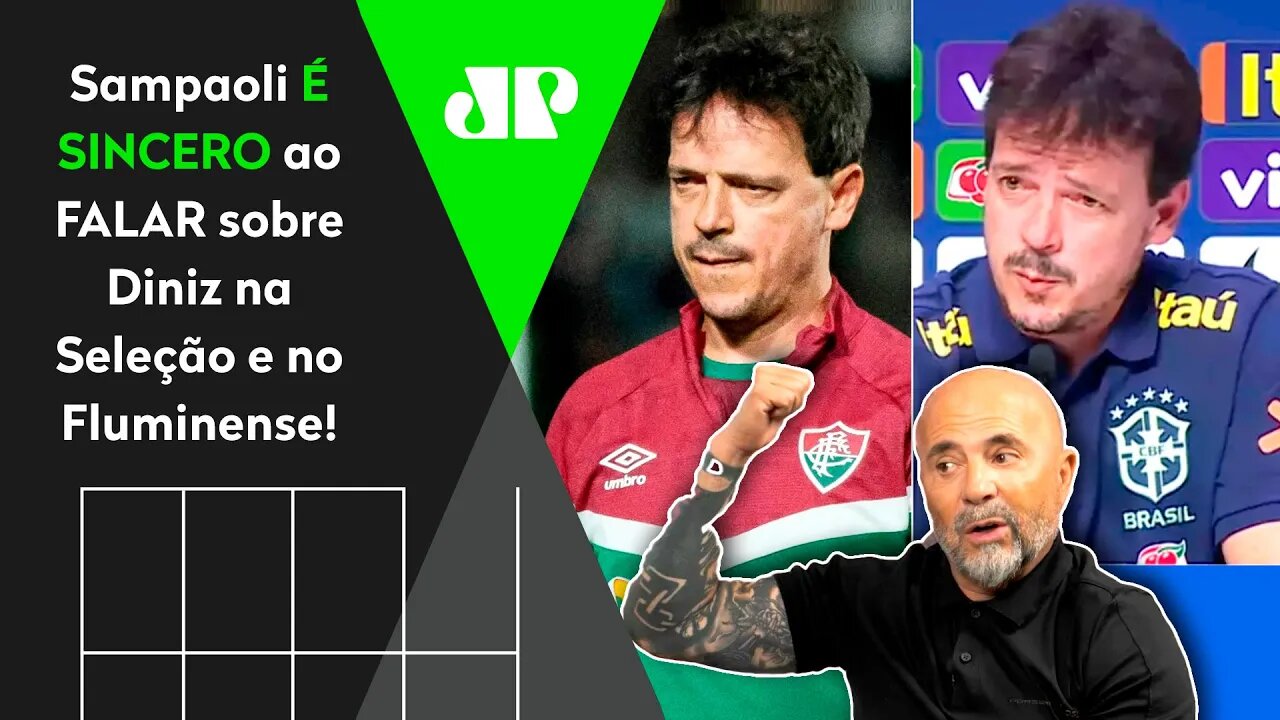 "Sinceramente, EU NÃO..." OLHA o que Sampaoli FALOU de Diniz treinar a Seleção e o Fluminense!