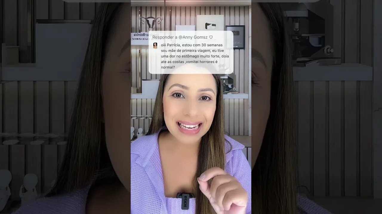 Estou com 30 semanas gestação e sinto uma dor muito forte no estômago