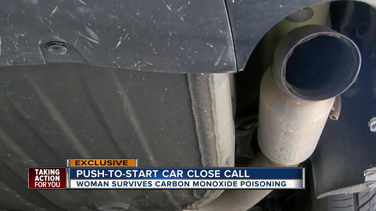 Woman has near death experience due to her keyless ignition car