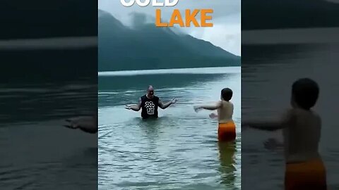 Nothing like a Dip in a cold lake