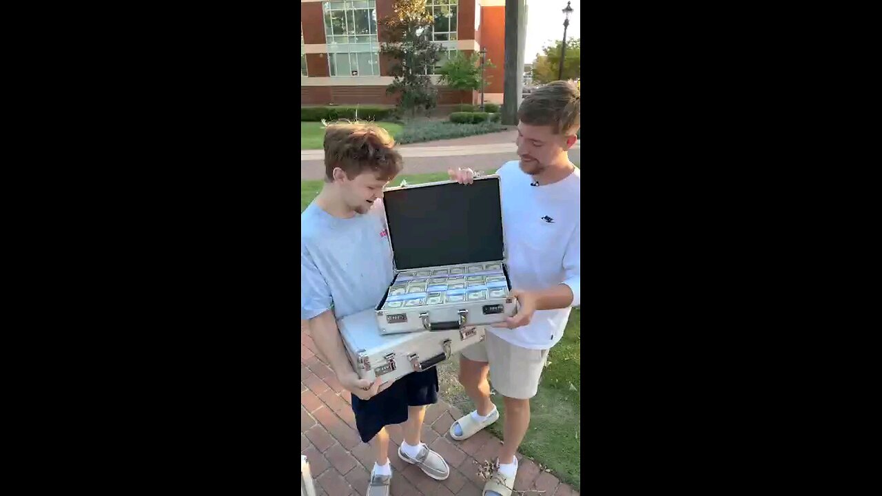 I gave money to random college student.