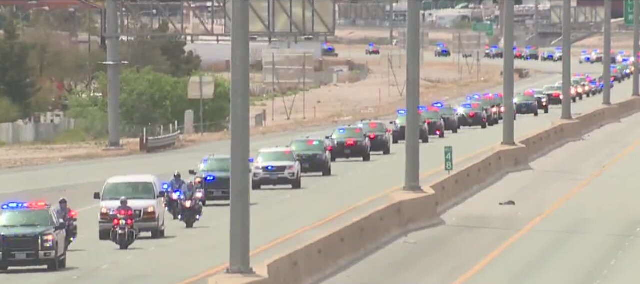 Nevada pays tribute to fallen officer