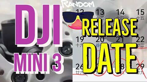 DJI MINI 3 RELEASE CONFIRMED!