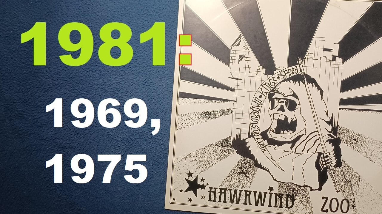 Hawkwind Zoo "Hurry on Sundown/Sweet Mistress of Pain/Kings of Speed" 12 inch 45 EP, Flicknife, 1981