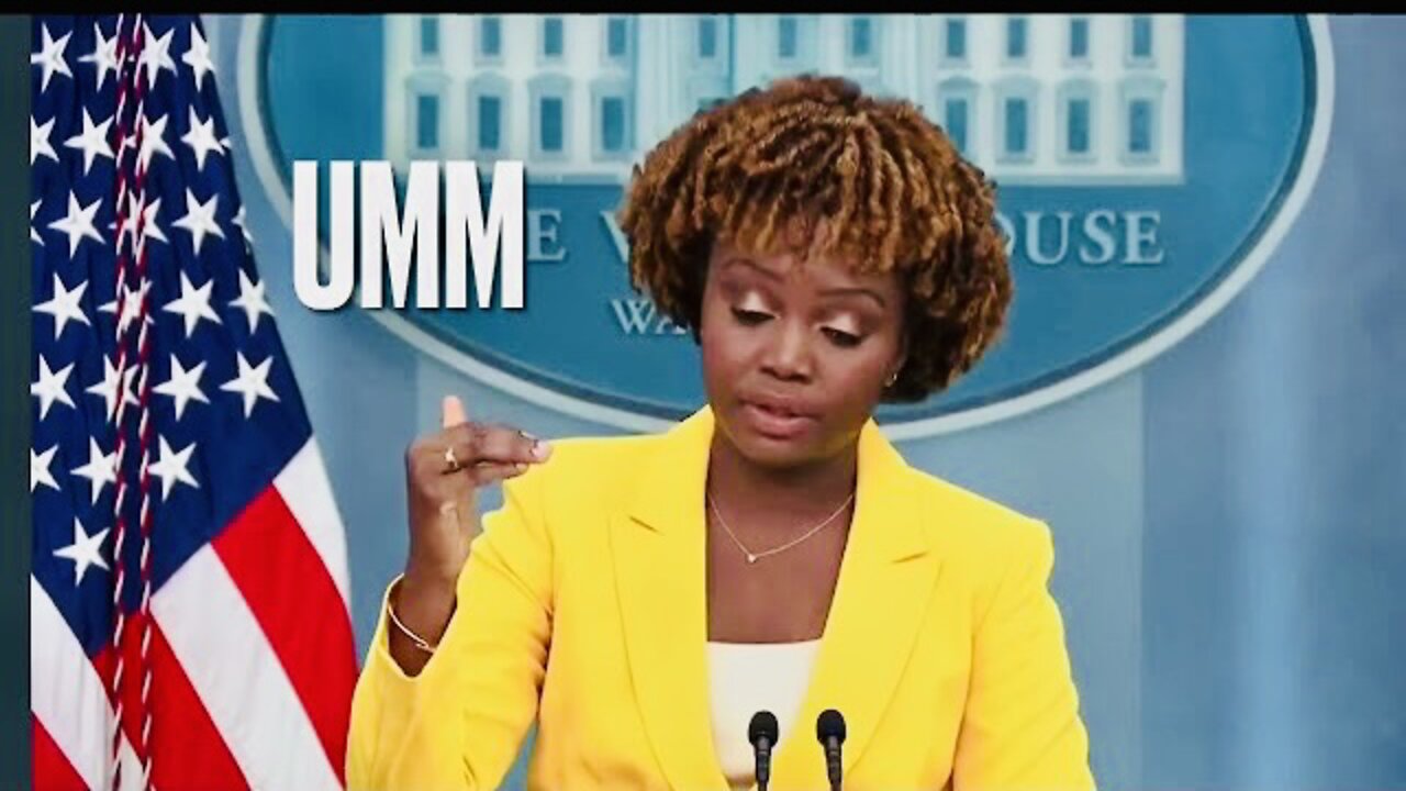 Karine Jean-Pierre’s only answer to the Question on Inflation: “Umm”