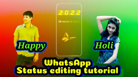 Coming soon happy Holi Status Blue Screen Video