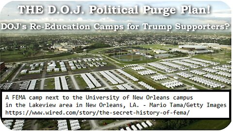 THE D.O.J. Political Purge Plan!