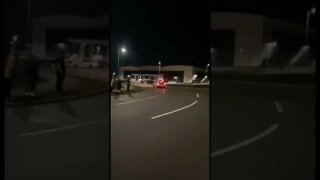 CAR CRASH NEARLY