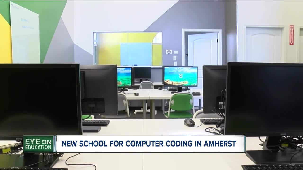 "the Coder School" in Amherst will teach kids how to code software