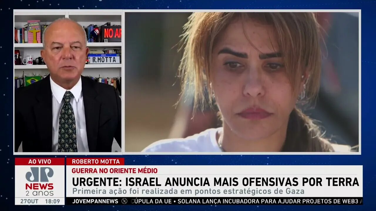 Motta sobre conflito em Gaza: “Grande risco dessa guerra é o envolvimento do Irã”