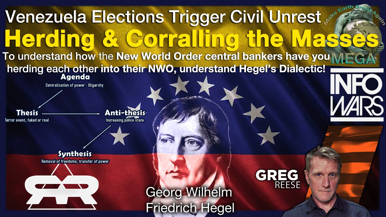 "DON'T LET IT HAPPEN, IT DEPENDS ON YOU" ~George Orwell | Venezuela (S)Elections Trigger Civil Unrest | HERDING & CORRALLING THE MASSES | Understand how the NWO globalists have YOU herding yourself & each other into THEIR TRAP