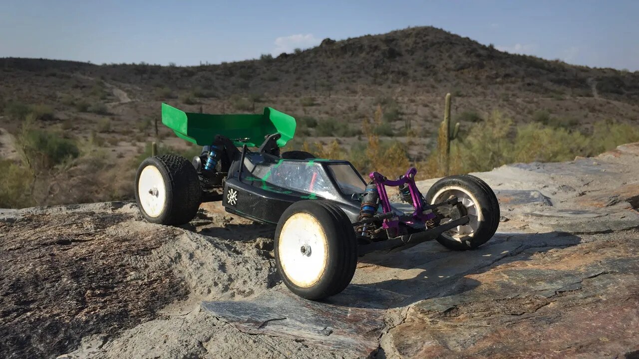 Team Associated RC10 B4.2 Takes On The Rocky Desert