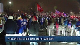 NFTA Police Chief on Bills fans at airport: "we are not the mask police"