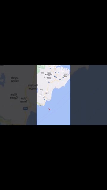 Missole Launched From The Submarine From The Area Just Southeast Of Balaklav