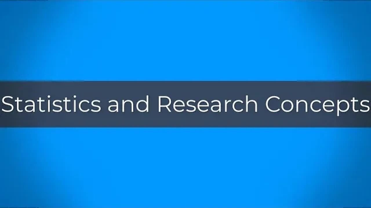 Review of Concepts in Social Research and Statistics