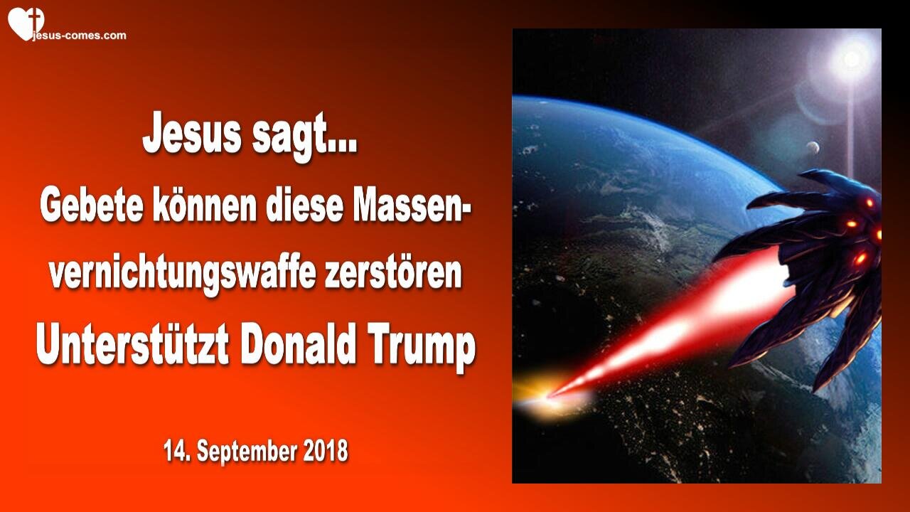 Gebete können diese Massenvernichtungswaffe zerstören... Unterstützt Donald ❤️ Liebesbrief von Jesus