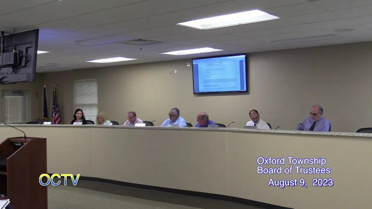 Oxford Township Board of Trustees