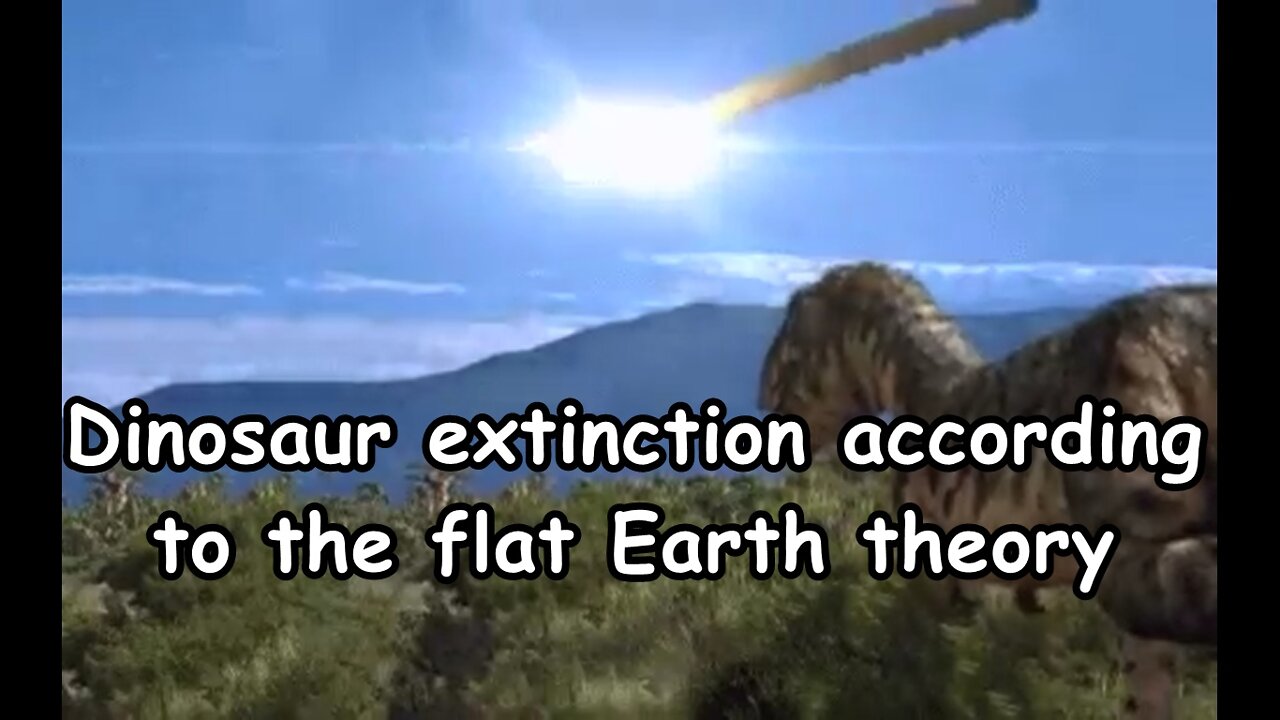 Dinosaur extinction according to the flat Earth theory