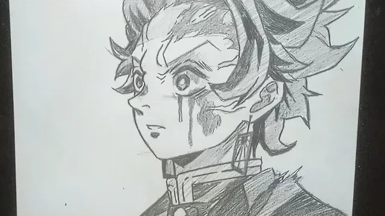 Como Desenhar o Tanjiro Kamado (Kimetsu no yaiba)