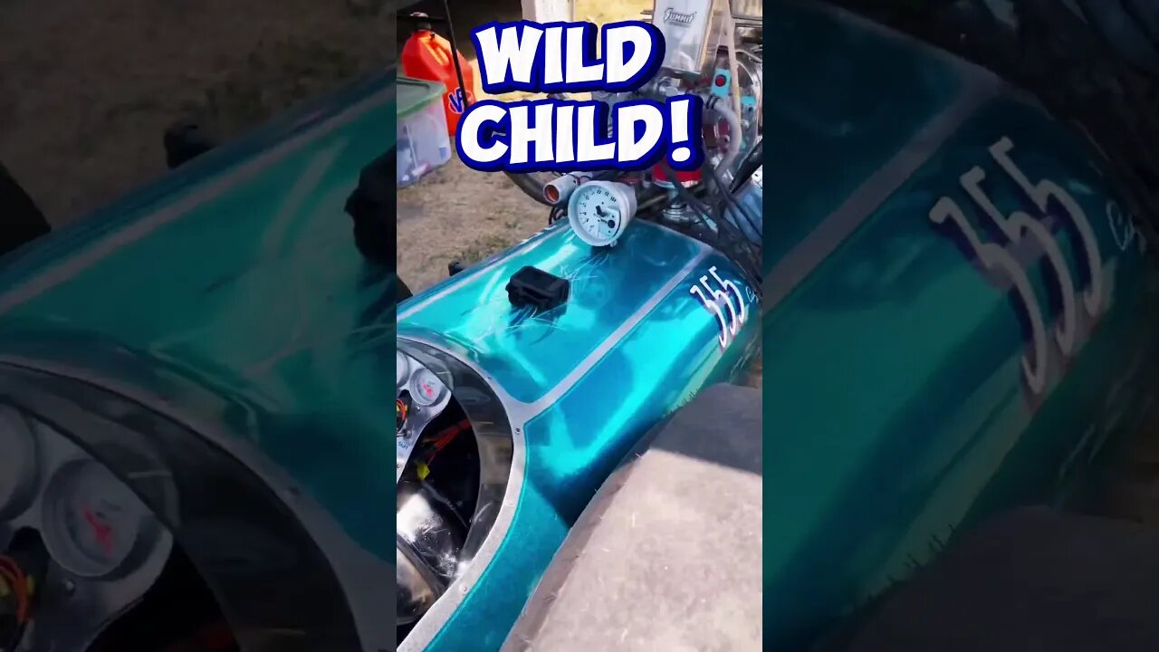 Wild Child! Blown Front Engine Dragster! #shorts