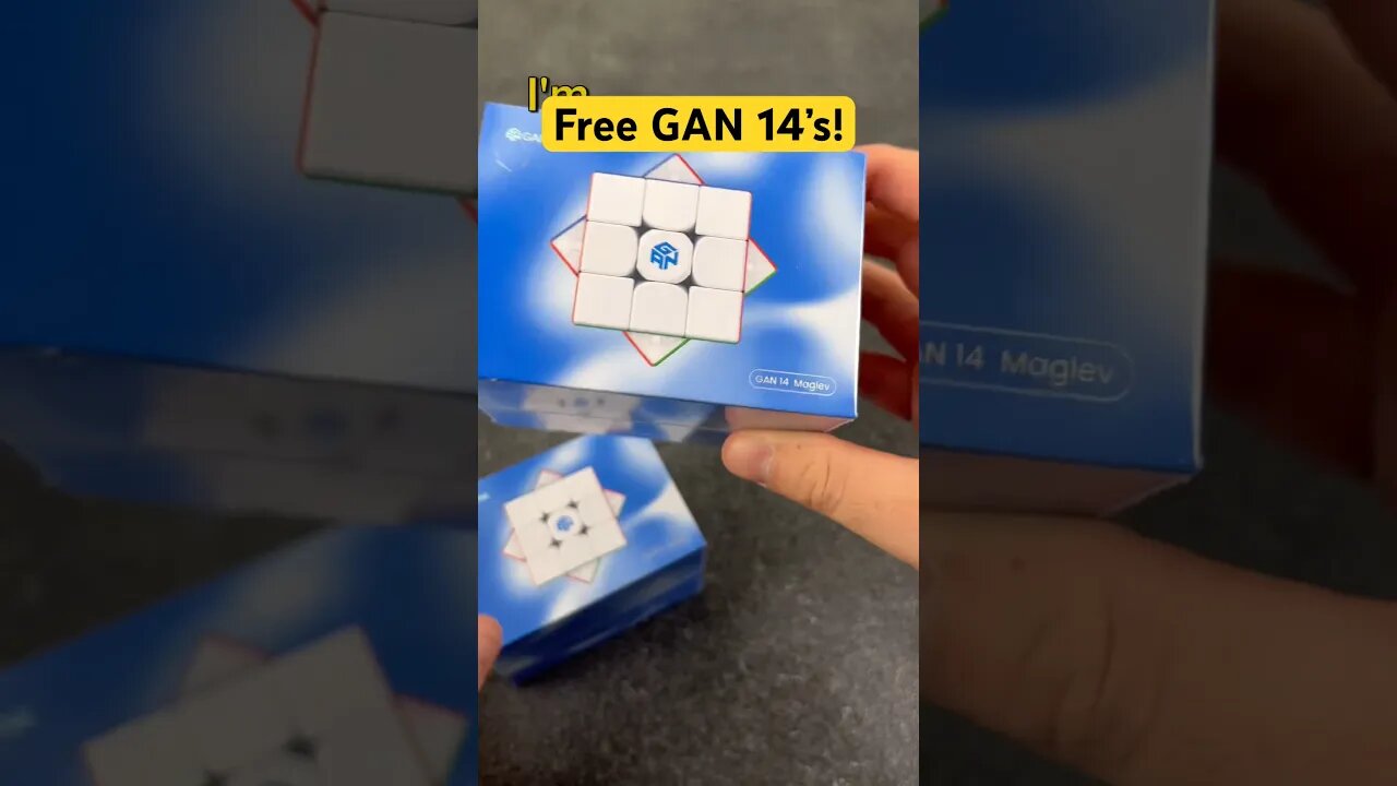 Im giving away 2 GAN 14’s #cubers #rubikscube #cubing @SpeedCubeShopOfficial