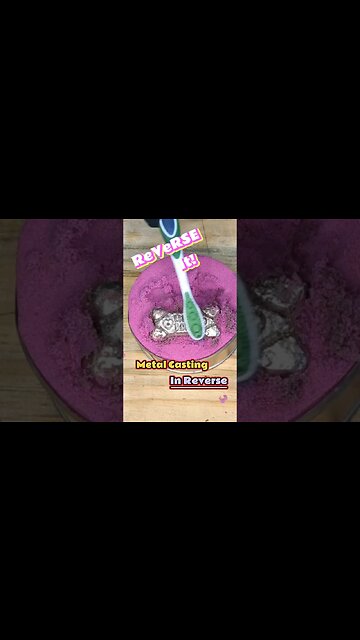 Making a Metal Dog Bone in Reverse! #shorts #shortsfeed #dog