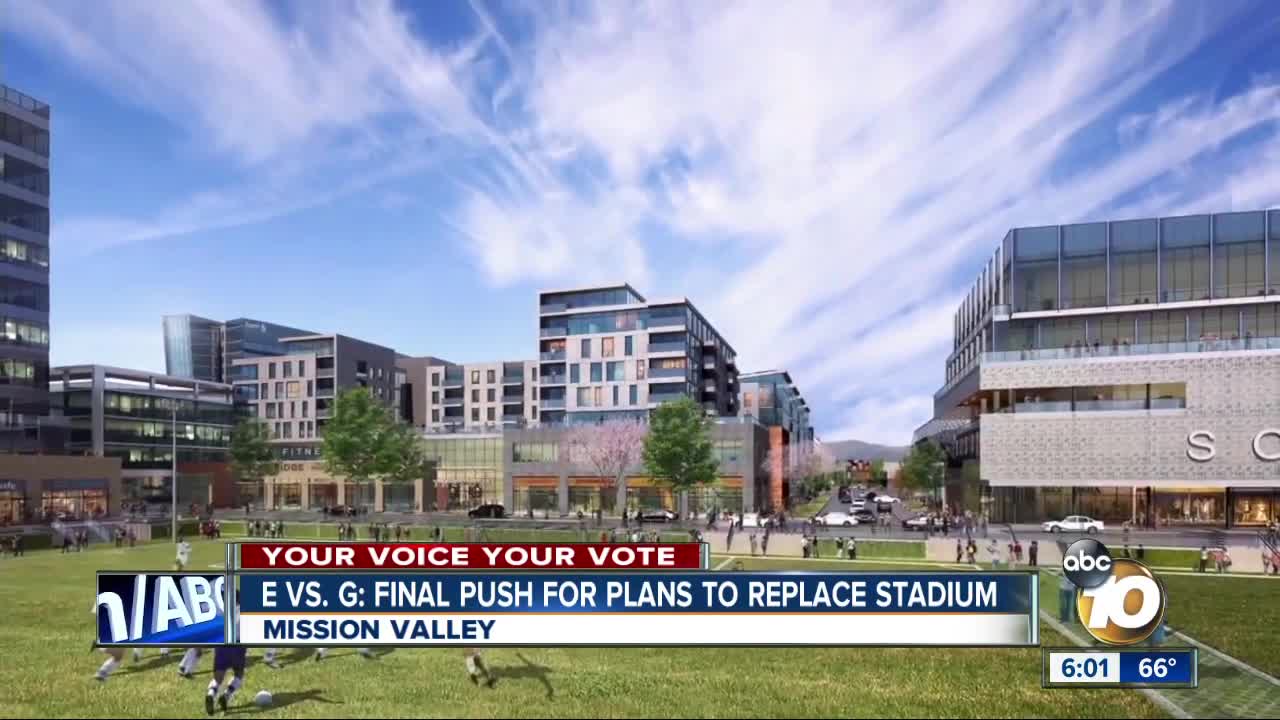 E vs. G: Final push for plans to replace stadium