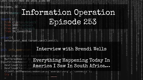 IO Episode 253 - Brendi Wells - Everything Happening Today In America I Saw In South Africa 6/13/24