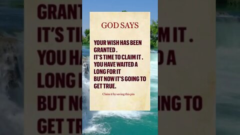 🌈✨😊✨THROUGH! GOD'S MESSAGE FOR YOU TODAY! Fearfully and wonderfully made✨😊✨