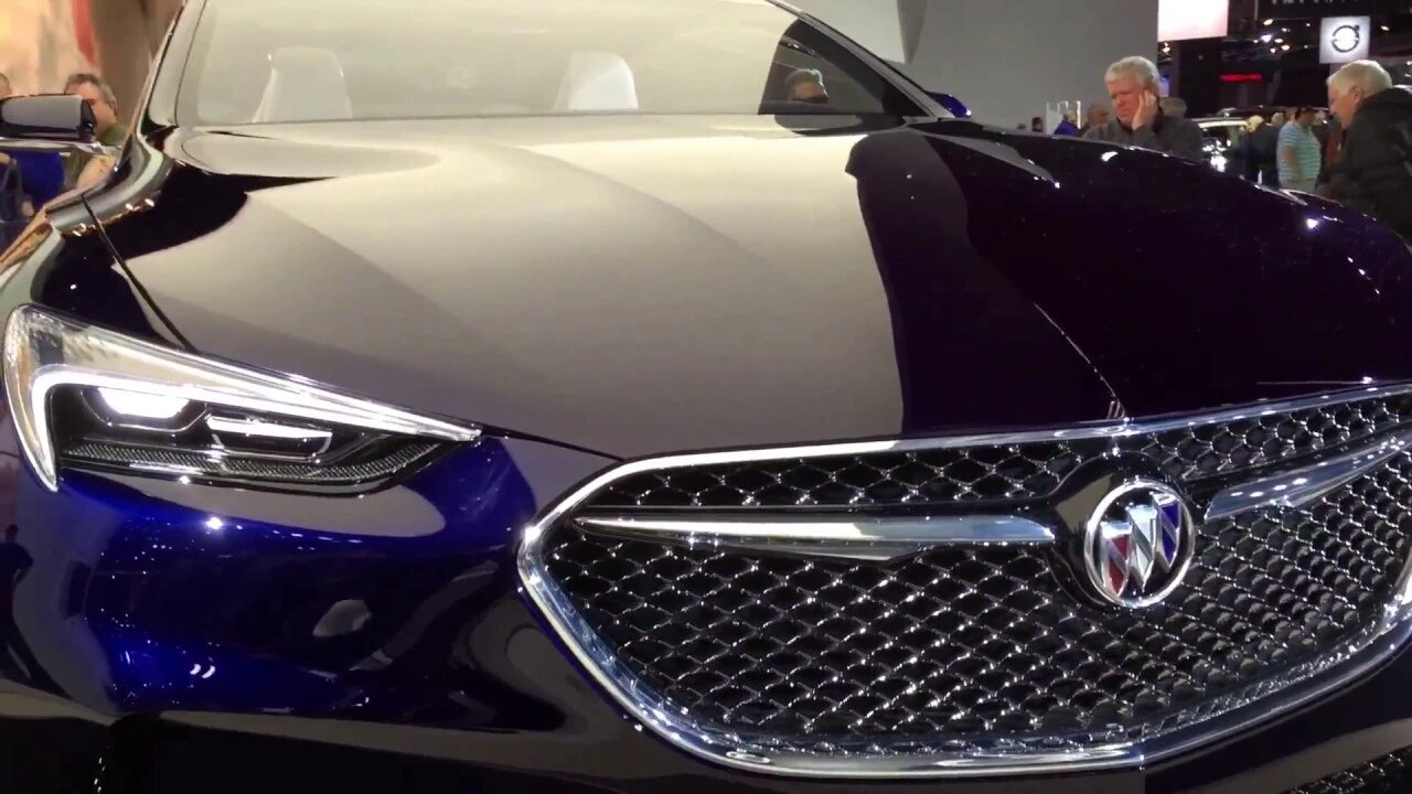 The Buick Avista concept car at the 2016 Detroit NAIAS auto show