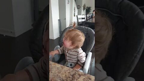 *so funny* big sister feeding little sister
