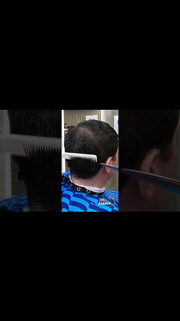 How to scissor cut men’s hair #asmr #scissorcut #cuttinghair #barber #asmrhaircut