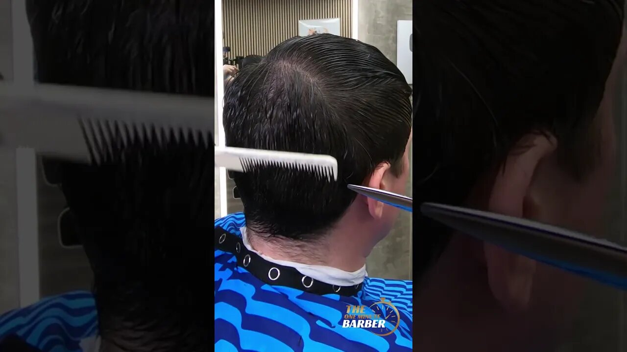 How to scissor cut men’s hair #asmr #scissorcut #cuttinghair #barber #asmrhaircut