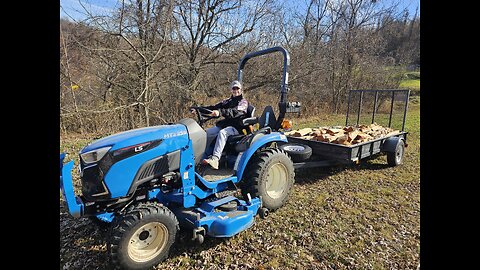 My 11 Year Old Daughter Drives LS Tractors (FIRST TIME!)