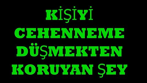 #menkıbe EN GÜZEL MENKIBELERDEN BİR BÖLÜM / "KİŞİYİ CEHENNEME DÜŞMEKTEN KORUYAN ŞEY "