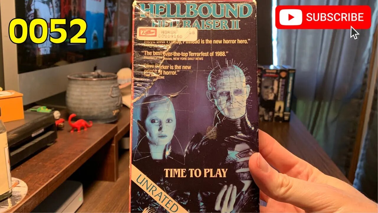 [0052] HELLBOUND - HELLRAISER II (1988) VHS [INSPECT] #hellboundhellraiser2 #hellboundhellraiser2VHS