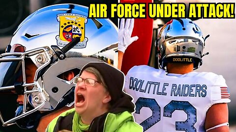 ANTI AMERICAN WOKES ATTACK Air Force Football UNVEILING "FIRE" DOLITTLE RAIDERS WW2 Uniforms!