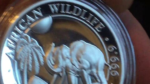 2017 Silver Proof High Relief Elephant Unboxing AND.....